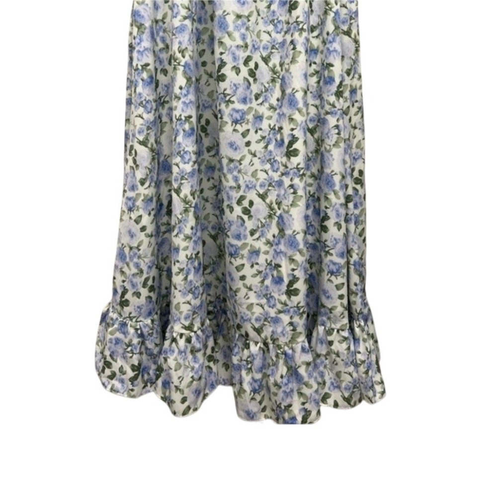 Sister Jane Midi Dress size L Forget Me‎ Not Open Back Bow Cottagecore Feminine - Picture 5 of 7